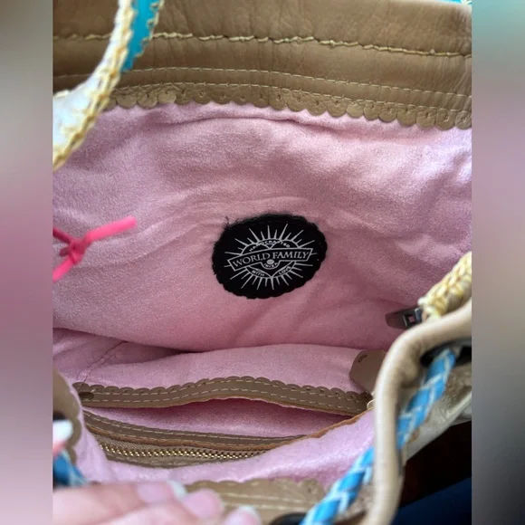 World Family Ibiza Leather Bag - Picture 6 of 11